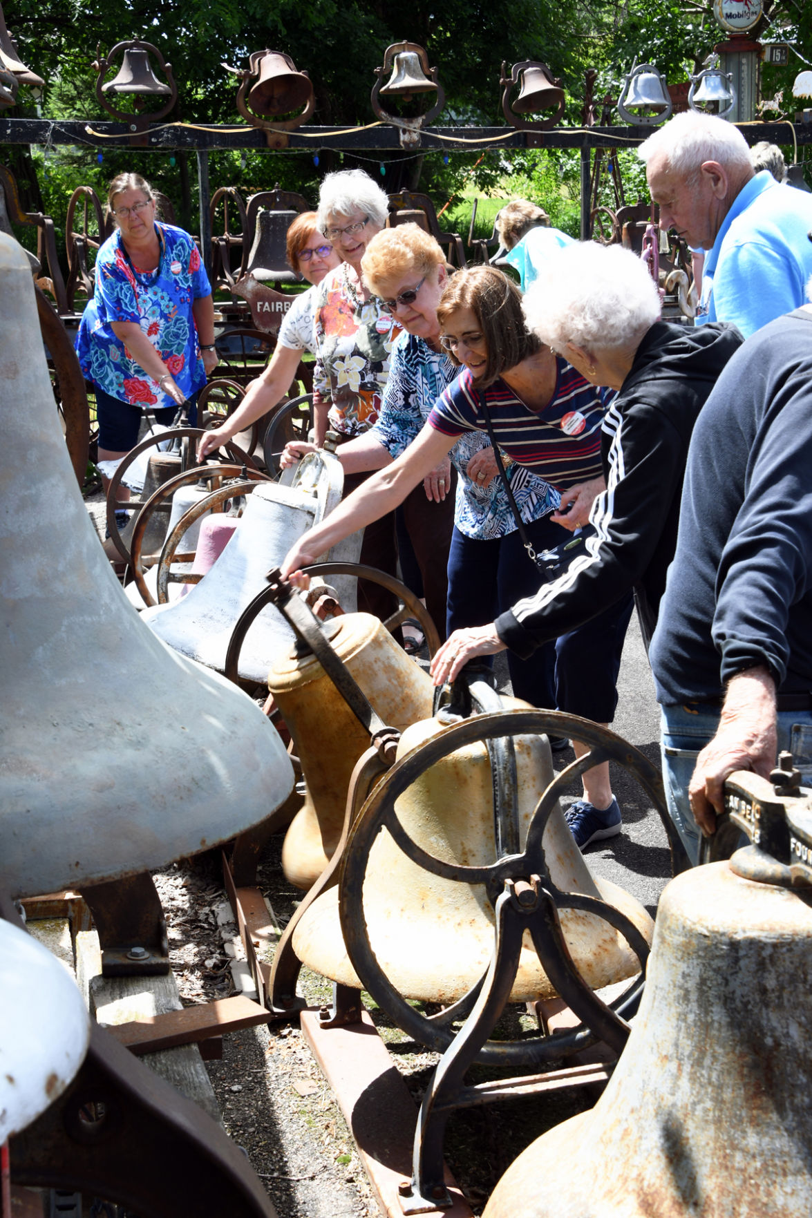 194 The Fun Club has fun ringing the bells.JPG